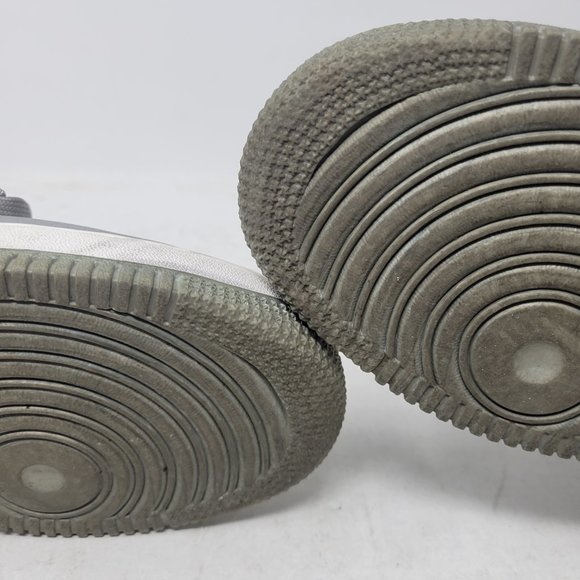 Nike Air Force 1 Low '07 LV8 Metallic Silver Perforated 718152-013 AF1 Olympic - Picture 8 of 11